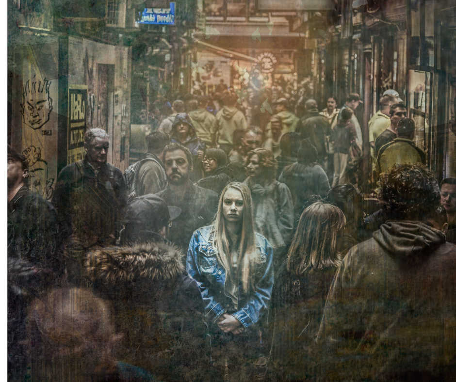 Alone in a crowd